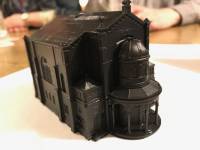 Photo © Christian Kretz: 3D-printed model of the former Bruchsal Synagogue
